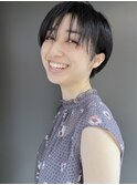 【morio池袋】可愛いマッシュ黒髪ショート♪
