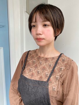 モリオ フロム ロンドン 大宮2号店(morio from London) 【なかじま ひびき】大人ハイライト×ショートボブ