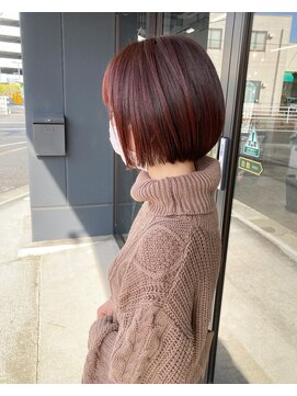 ユニカ(UNIKA) ミニボブ×ピンクブラウン