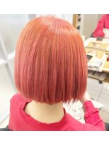サロン ド ビカ(Salon de bika)&nbsp;ボブ×ピーチカラー
