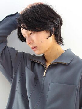 ラミ(L'ami) ミディアムナチュラルウルフ/簡単スタイリング