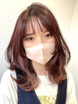 ムク 横浜店(muku)&nbsp;ダブルカラーピンクベージュベージュカラーケアブリーチレイヤー