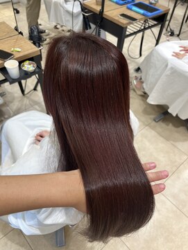 ヘアープレイス ヴィブ(hair place VIVE) ピンクカラー