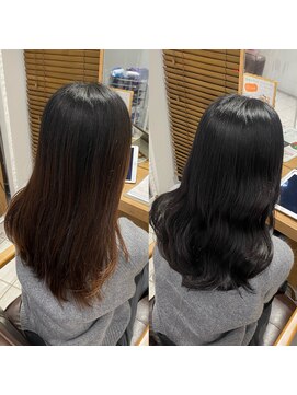 ボヌール オオサカ(Bonheur OSAKA) ●stylist中田透明感カラー●