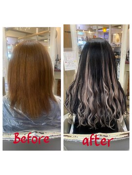 スリーピース 川越店(3piece) バレイヤージュエクステンション