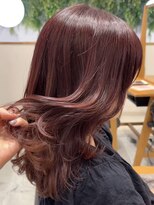 ビューブルー 亀戸錦糸町(VIEW BLUE)&nbsp;◎ 美髪カールシアーカラーピンクブラウンセミディ