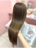 【バージンレミーエクステ】アッシュベージュ・韓国ヘア