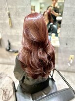 アンダーバーホワイト(_WHITE)&nbsp;ピンクラベンダー　レイヤーカット韓国ヘア　顔まわりカット