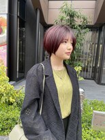 アイリー 名古屋(A/LEE)&nbsp;ボルドーレッド／ショートヘア／暖色カラー