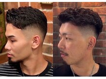 バーバーと言ったらフェードスタイル！フェードカット×形状記憶パーマで「デキる男」を演出！