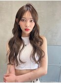 LANY横浜  ブラウンカラー×巻き髪スタイル