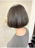 ミニボブぱっつんボブワンカールボブ岡山南中央町