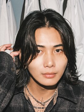 アンサー 渋谷(ANSWER) メンズミディアム　メンズボブ　毛流れスパイラル