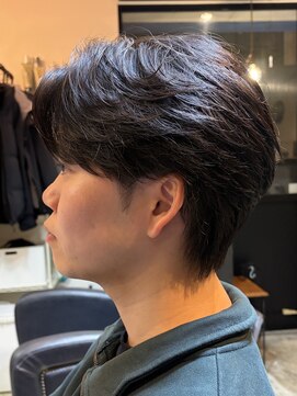 ジュンヌオム リンカラン(Jeune Homme LINGKARAN) フェザーショート×フェザーパーマ