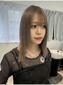 グレージュ/ブリーチ/ダブルカラー