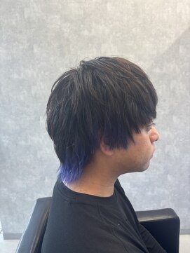 ブルーパープルインナーカラー