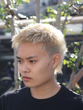 ショートマレット[メンズ/フェード］