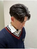 メンズ/フェザーパーマ/ツーブロック【ALEAP parrot/大西】