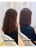 田園調布髪質改善｜純度100％トリートメント＋カット＋カラー