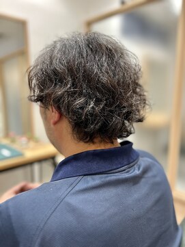 ルーム(room) メンズ★癖毛を活かしたナチュラルパーマ★もとめ。