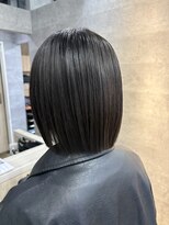 ピークス 千葉店(Peaks)&nbsp;丸みショートボブ/レイヤー/20代30代40代50代/顔周りカット