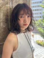 ハニーシブヤ(HONEY shibuya)&nbsp;ラベンダーブラウン/ゆるふわミディアムレイヤー 1