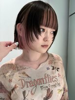 ラパンセヴェール(LA PENSEE VERT)&nbsp;ミニボブレイヤーカット×インナーデザインカラー