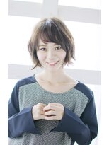 ポルトアズール(porteazur)&nbsp;毛先の外はねが可愛いマッシュボブ