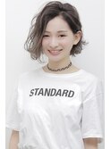 「オトナチュラル◎」ふんわりパーマボブ1【N°3 溝の口店】