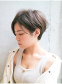 【DaVin中目黒】アッシュブラウン_毛先パーママニッシュショート