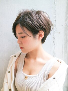 ダヴィン 中目黒(DaVin) 【DaVin中目黒】アッシュブラウン_毛先パーママニッシュショート