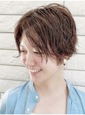 大人かわいい小顔☆無造作カール×ハンサムショート