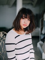 アカサ(A.casa)&nbsp;清潔暗髪内巻きスタイル/20代/30代/40代/50代/西阿知/イオン倉敷