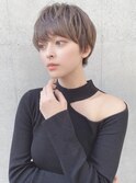 Le'a齋藤【流しバング大人可愛い】ハンサムショート