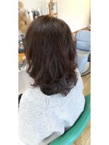 リプレシンクヘアー 軟毛のゆるふわパーマ