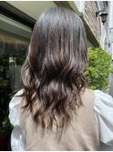 ハイライト(アッシュ)大人ふんわりウェーブ