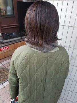 カタチバイアンジュ 長町南店(katachi byAnge) 【katachi】外はねボブ