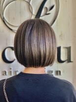 イコウヘアデザイン(icou hair design)&nbsp;ピタッとボブ×ハイライトグレージュ