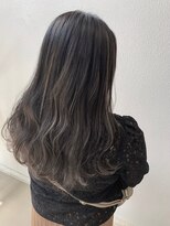 フロート 小阪店(float)&nbsp;アッシュグレー_マロンベージュ Aラインボブ かきあげ