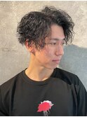 イケメン黒髪モテるネープレスショート流行モテ髪マッシュ束感