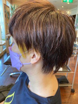 浪漫館 サンク(CINQ) 大人かわいい美髪インナーカラー＠岩下7/21