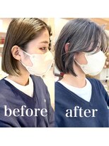 アフロートリノ(AFLOAT Leino)&nbsp;小顔ヘルシーレイヤースタイル透明感カラー【修】20代30代40代