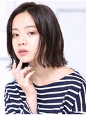 大人可愛い小顔カット美髪ツヤ髪斜めバング小顔レイヤーA10