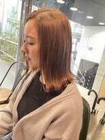 ヘアーアンドメイク ビス(HAIR&MAKE bis)&nbsp;色落ちも可愛いミルクティーベージュ【立川/加藤沙久楽】