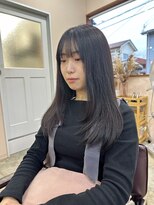 キュオンシア(CUEON. ciea)&nbsp;レイヤースタイル×グレーブラック