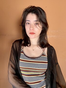 ユイル(Uil) 似合わせカット× グレージュカラー デザインカラー