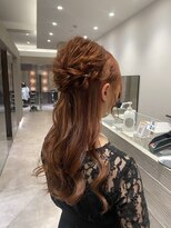 ネストバイコード(NEST by chord)&nbsp;【NEST 熊谷】ハーフアップアレンジ