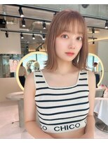 プアメリア 名古屋(Puamelia)&nbsp;レイヤーケアブリーチダブルカラーボブ_4327