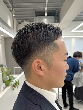 アールプラスヘアサロン(ar+ hair salon) メンズツーブロックビジネスベリーショート刈り上げF