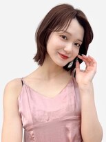 ユーフォリア 新宿通り(Euphoria)&nbsp;韓国ボブ/ピンクブラウン/似合わせカット